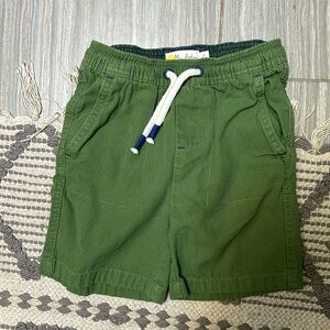 Mini Boden Khaki Olive Pull on Short. 4y